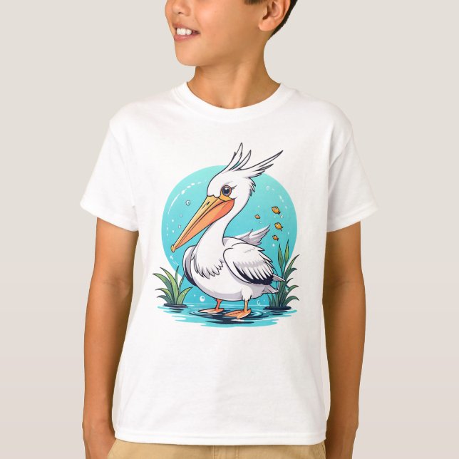Camiseta Swan branco bebê (Frente)