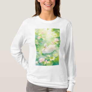 Camiseta Swan Lotus Pond