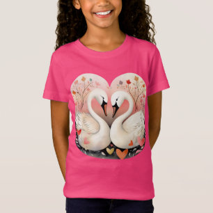 Camiseta Swan Love in the Heart of the Forest