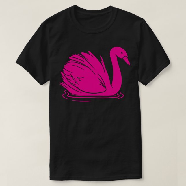 Camiseta Swan Waterbird 1 (Frente do Design)