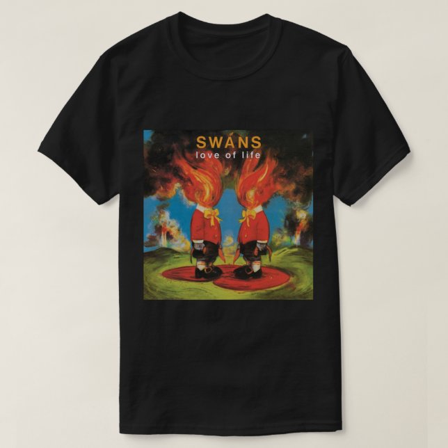 Camiseta Swans Love Of Life Classic T Shirt (Frente do Design)