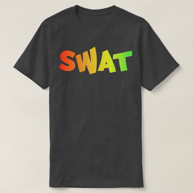 Camiseta SWAT de estilo do grafite (Frente do Design)
