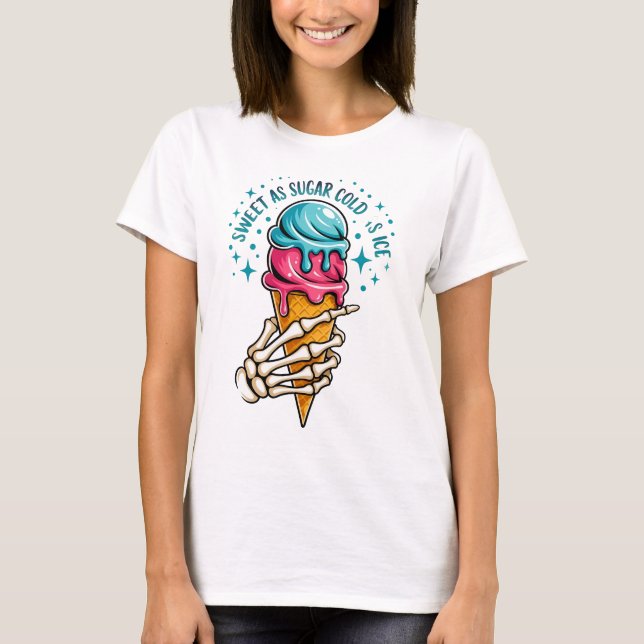 Camiseta Sweat As Sugar Cold As Ice  (Frente)