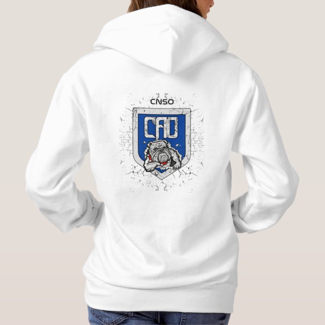 CAMISETA SWEAT CAPUCHE BLANC CAO (Verso)