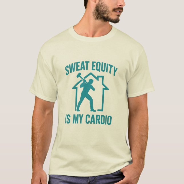 Camiseta Sweat Equity É Meu Prêmio Cardio (Frente)