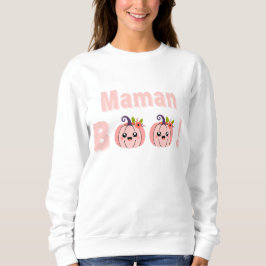 Camiseta Sweat Femme Halloween – Mama BOO Kawaii