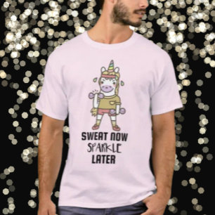 Camiseta Sweat Now Sparkle Depois