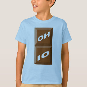 CAMISETA SWEAT-SHIRT HANES AZUL CÉU OHIO CHOCOLATE