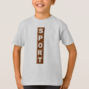CAMISETA SWEAT-SHIRT   HANES   CHOCOLATE DESPORTO