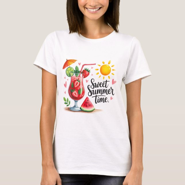 Camiseta Sweat Summertime  (Frente)