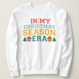 Camiseta Sweater da faculdade de época da época de natal