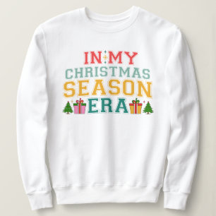 Camiseta Sweater da faculdade de época da época de natal