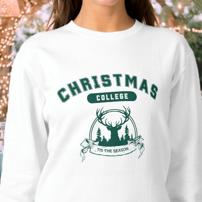 Camiseta Sweater da faculdade de natal (Criador carregado)