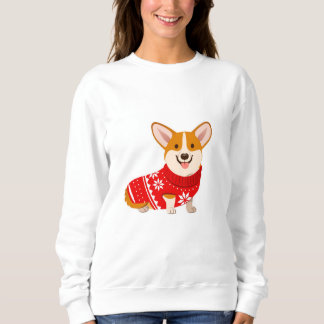 Camiseta Sweater de Cozy Christmas Corgi