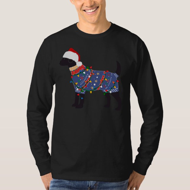 Camiseta Sweater de Natal Feio do Black Lab (Frente)