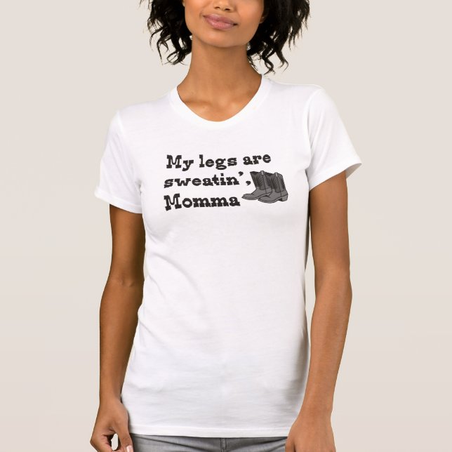 Camiseta Sweatin Momma (Frente)
