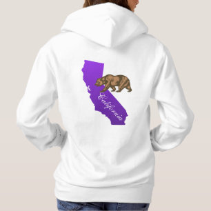 Camiseta Sweatshirt básica de capuz cali/feminina/personal