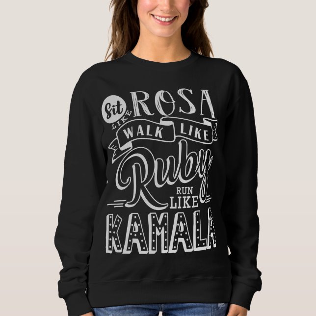 Camiseta Sweatshirt básica do empoderamento das mulheres (Frente)