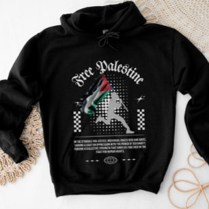 Camiseta Sweatshirt Black Free Palestine