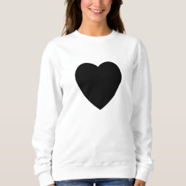 Camiseta Sweatshirt Black Heart