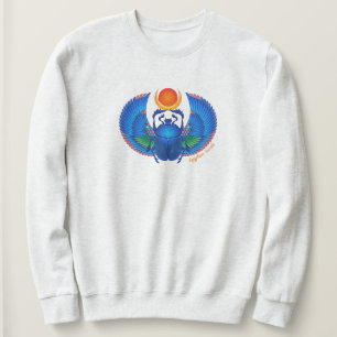 Camiseta Sweatshirt Blue Egyptian Scarab