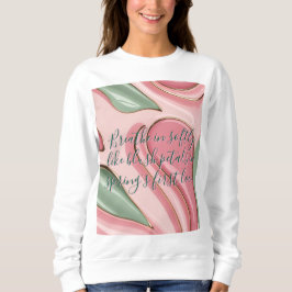 Camiseta Sweatshirt com gráfico abstrato elegante