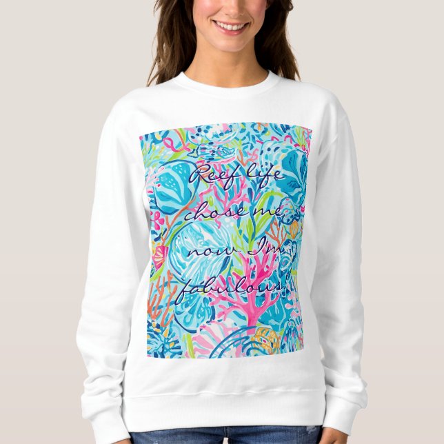 Camiseta Sweatshirt com gráfico elegante (Frente)