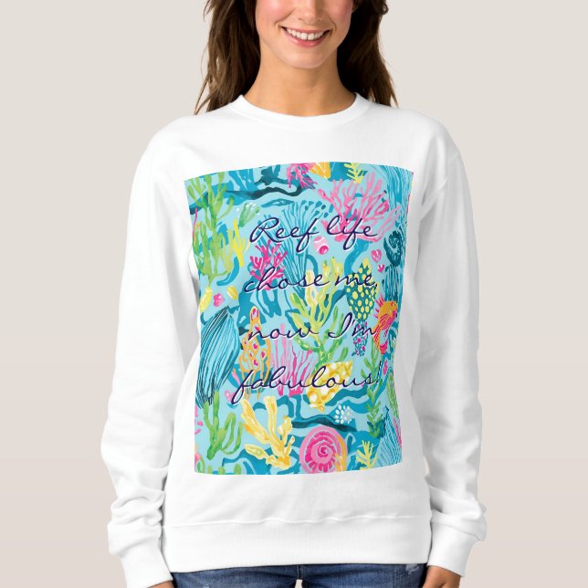 Camiseta Sweatshirt com gráfico elegante (Frente)