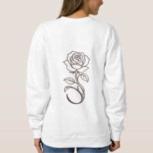 Camiseta Sweatshirt Crewneck Minimalista Rosa MAMA Personal