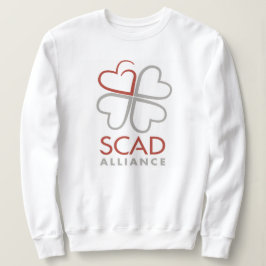 Camiseta Sweatshirt da Aliança SCAD - Branca
