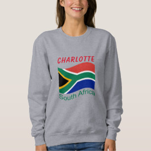 Camiseta Sweatshirt da Bandeira da África do Sul
