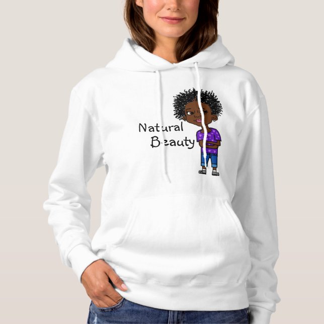 Camiseta Sweatshirt de beleza natural (Frente)