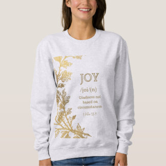 Camiseta Sweatshirt de definição de Joy