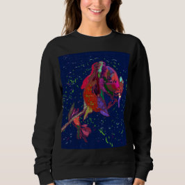 Camiseta Sweatshirt De Flor De Cor Brilhante