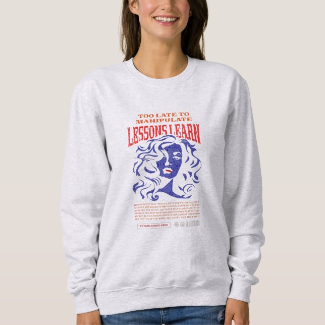 CAMISETA SWEATSHIRT DE LIÇÕES APRENDIDAS DA MULHER (Frente)