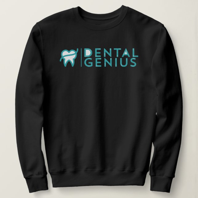 Camiseta Sweatshirt Dental Genius (Frente do Design)