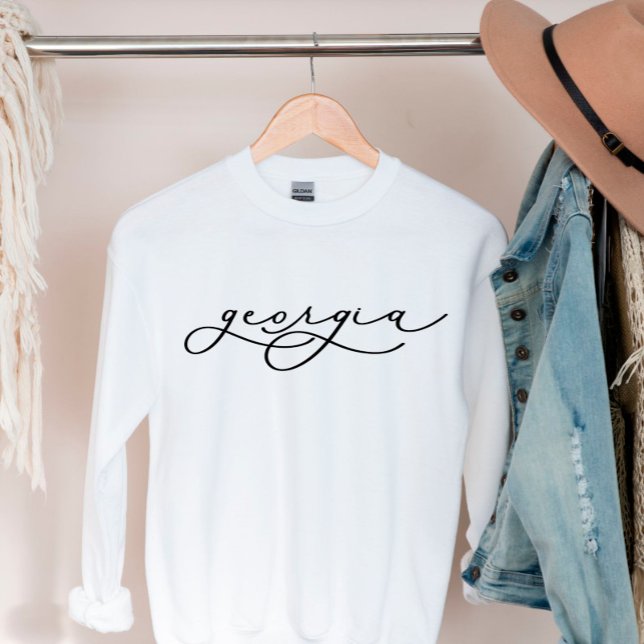 Camiseta Sweatshirt do Estado da Geórgia (Criador carregado)