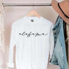 Camiseta Sweatshirt do estado do Alabama