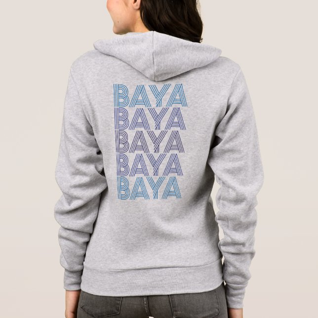 Camiseta Sweatshirt do logotipo Blue Bayas/Dizi (Verso)