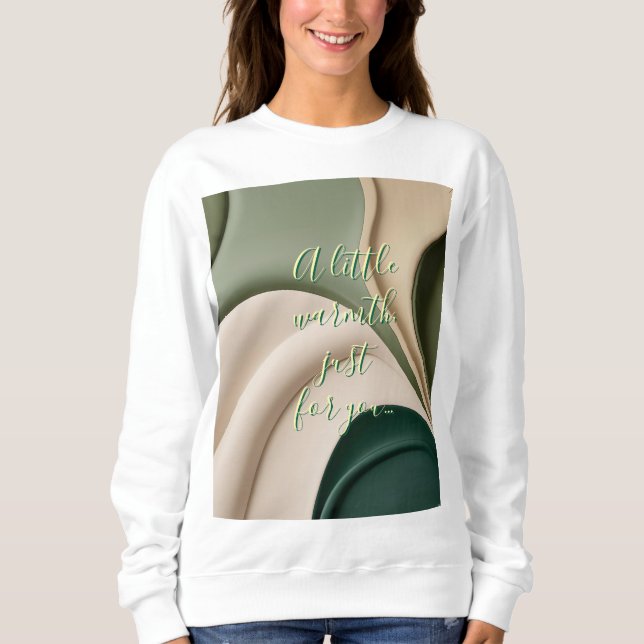 Camiseta Sweatshirt em na moda gráfico (Frente)
