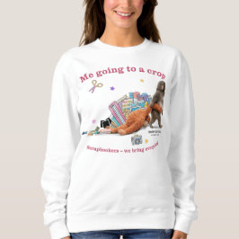 Camiseta Sweatshirt Feminino Punch the Monkey