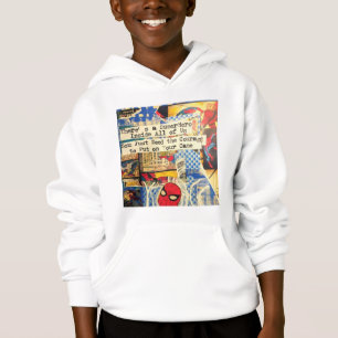 Camiseta Sweatshirt Hooded do Super-Herói Kid