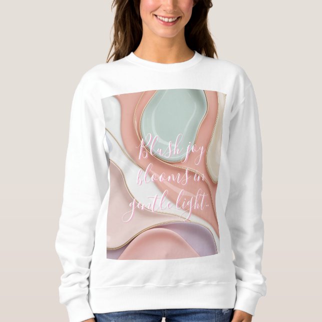 Camiseta Sweatshirt in stylish abstract graphic (Frente)
