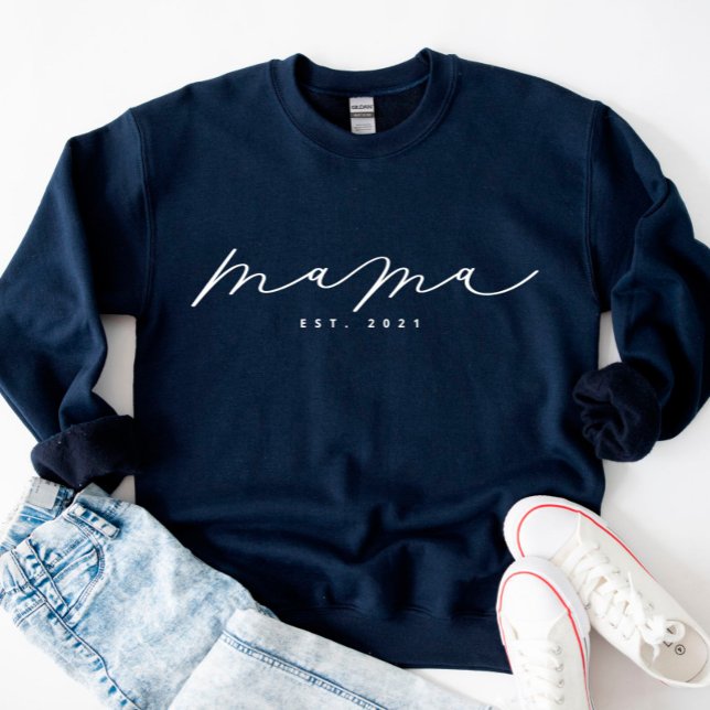 Camiseta Sweatshirt Mama Personalizada (Criador carregado)