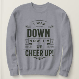 CAMISETA SWEATSHIRT MULHERES AGORA ESTOU DE PÉ ANIMEM-SE