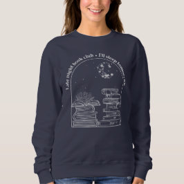 Camiseta Sweatshirt (White Ink) Do Clube De Livros Noturnos
