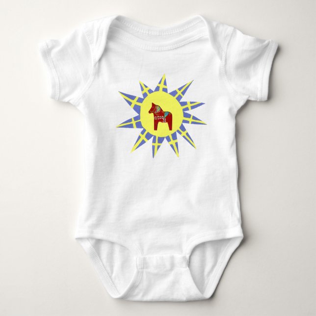 Camiseta Swede Baby Dala (Frente)