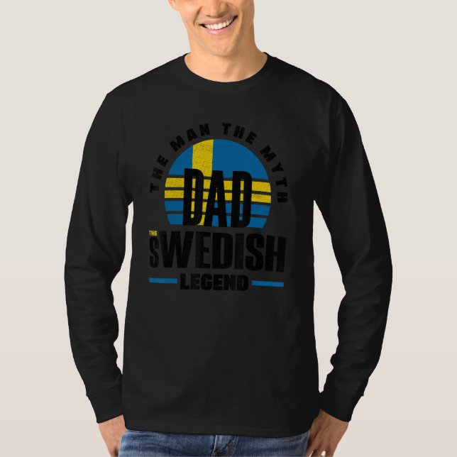 Camiseta Sweden Swedish Sweden Flag Father (Frente)