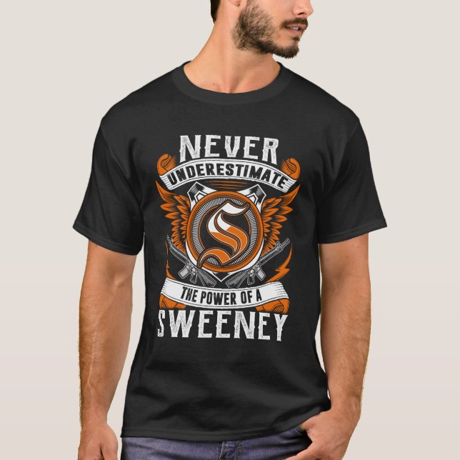 Camiseta SWEENEY - Nunca Subestimar Personalizado (Frente)