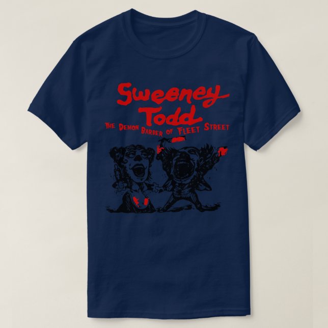 Camiseta Sweeney Todd (Frente do Design)